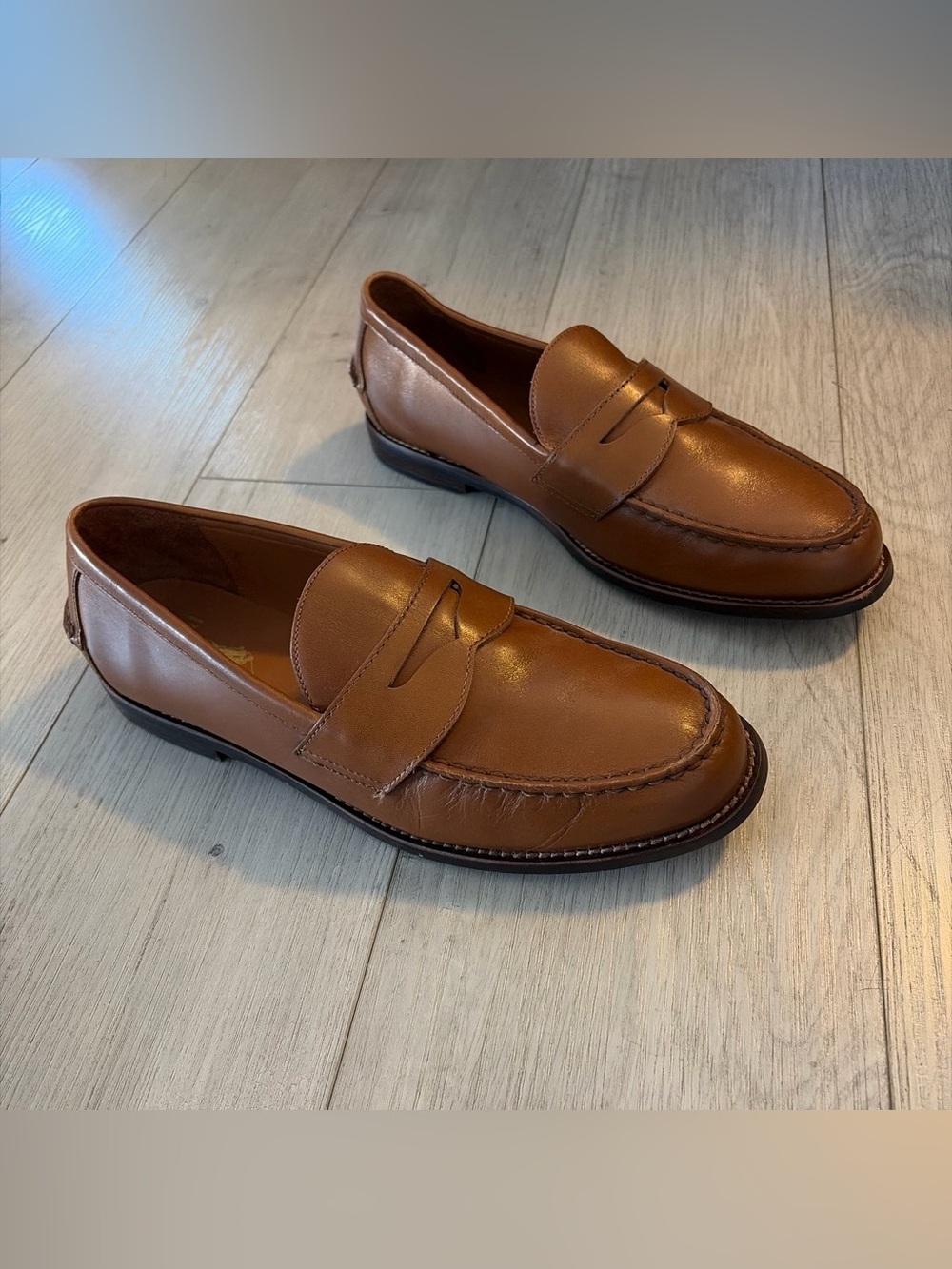Polo Ralph Lauren Alston Clay Tan Leather - Picture 2 of 6